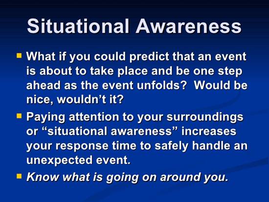 Image result for situational awareness
