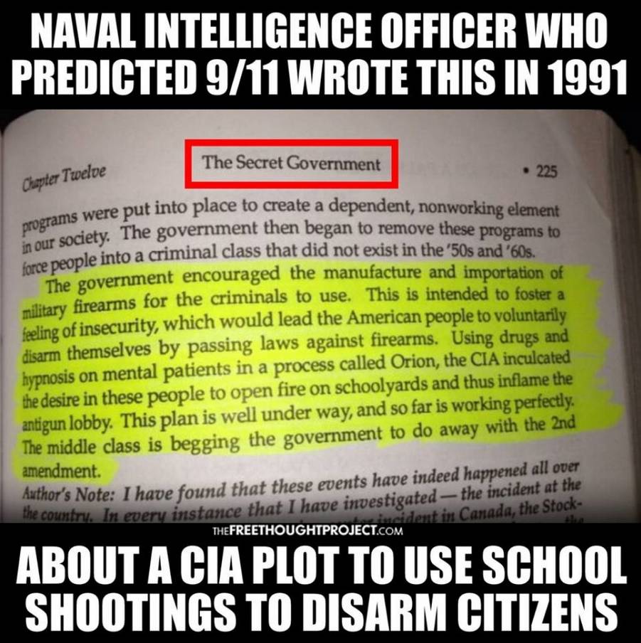 Image result for cia planned school shootings