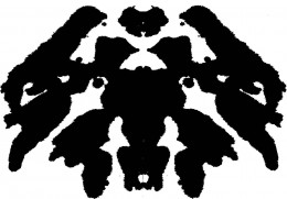 This is the same pattern turned upside down and it can reveal other things from the unconscious to the same person. In the text, this is the wolf blot.