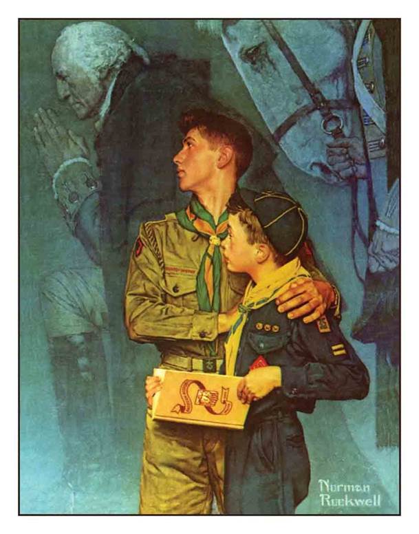 Posters, Calendar Art, Good Friends, Norman Rockwell, Calendar, 1927
