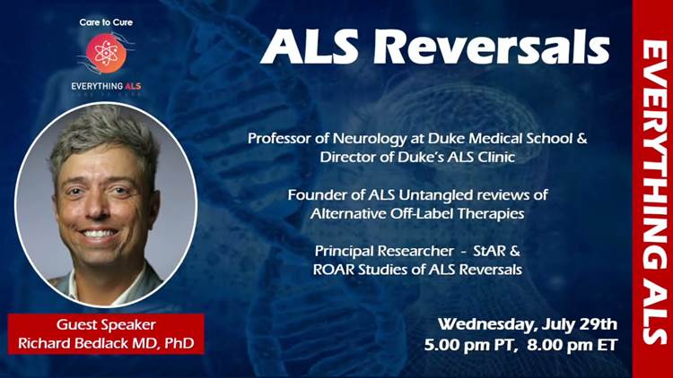 ALS Reversals - The 48 documented cases with Dr Richard Bedlack - YouTube