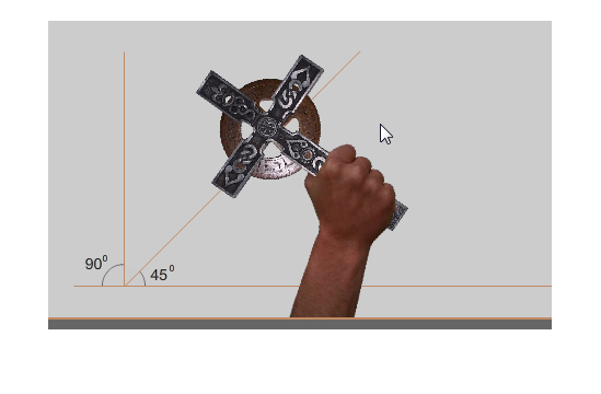 A hand holding a cross

Description automatically generated