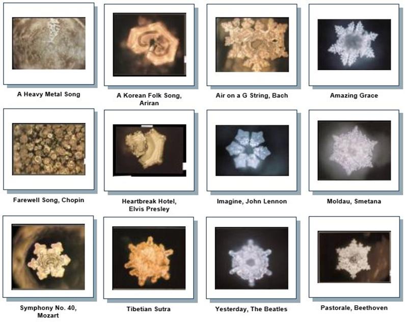 Image result for emoto masaru water crystals