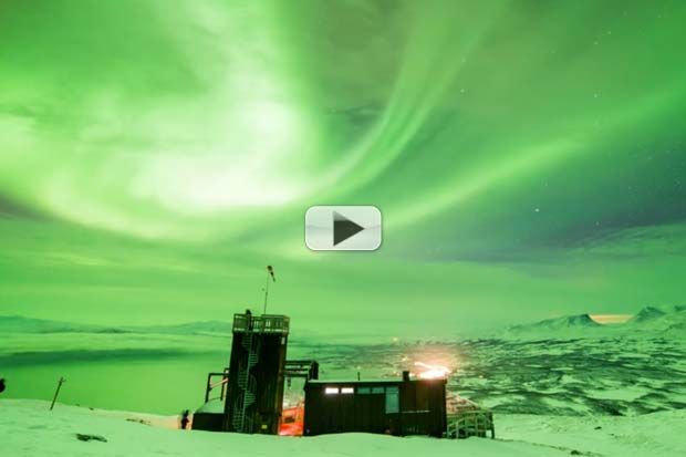 On Dec. 15th, 2014, the northern lights were "massive " and "fast-moving" according to photographer Chad Blakley (lightsoverlapland.com). He captured imagery from 3 different locations in Abisko National Park.